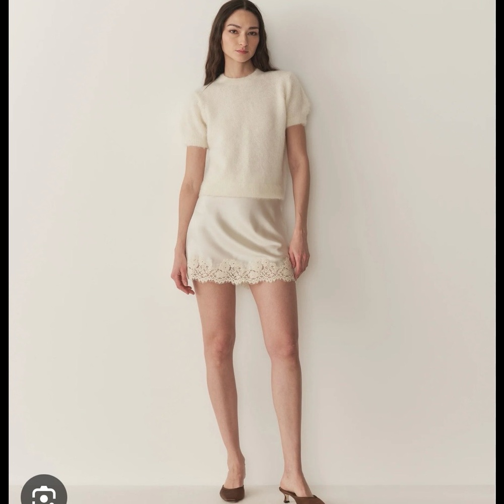 Doen Hearst White Salt Sweater Top NWT XXS